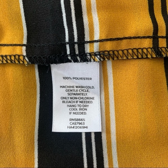 HALOGEN Chevron Striped Front Tie Tank Size Extra Small - Picture 6 of 6